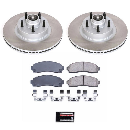 Power Stop 03-09 Mazda B4000 Front Semi-Coated Rotor Kit