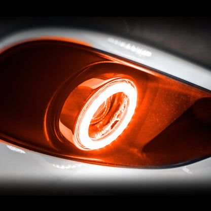 Oracle 05-08 Dodge Magnum Surface Mount LED Fog Light Halo Kit - Amber