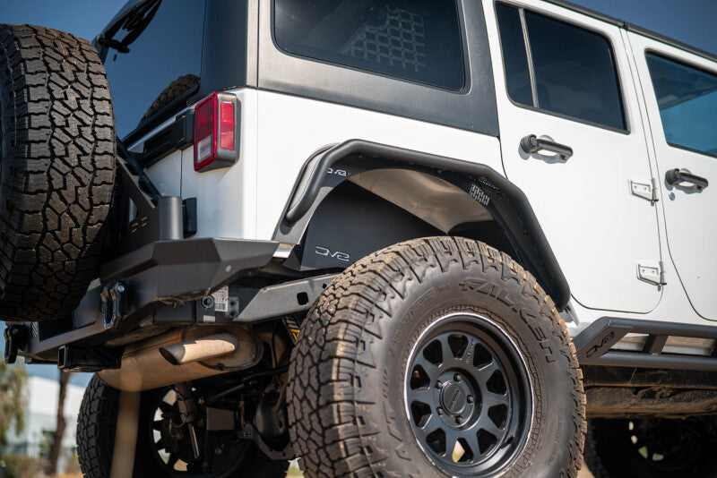 DV8 Offroad  07-18 Jeep Wrangler JK Rear Inner Fender - Satin Black