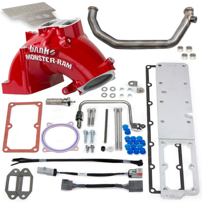 Banks Power 07.5-12 Ram Cab Chassis 6.7L Diesel Monster-Ram Intake System w/Fuel Line - Red