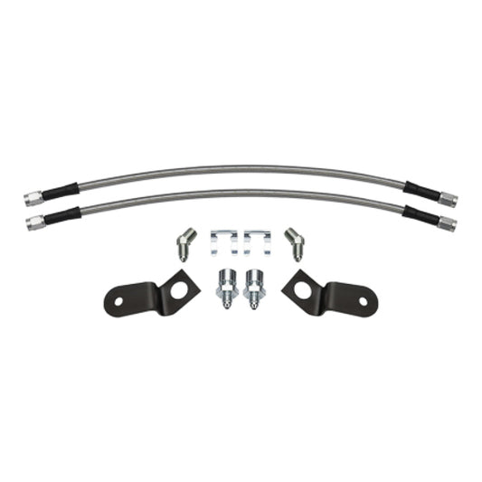 Wilwood 13-18 RAM 1500 4WD Braided Stainless Steel Flexline Hose Kit