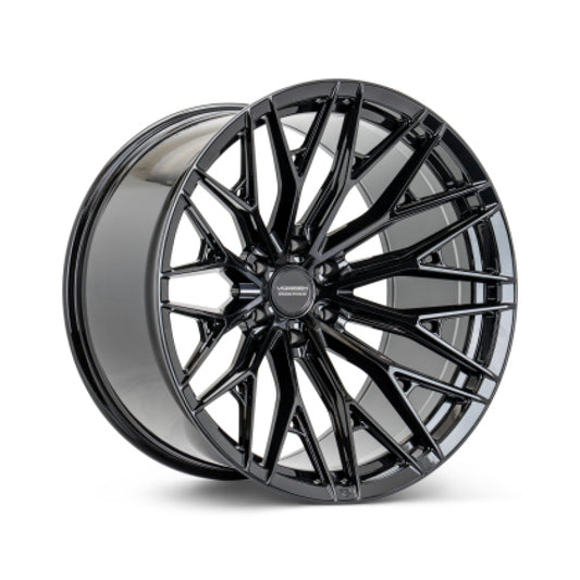 Vossen HFX-6 17x9 - 6x139.7 - ET0 - Super Deep Face - 106.1 - Gloss Black Wheel