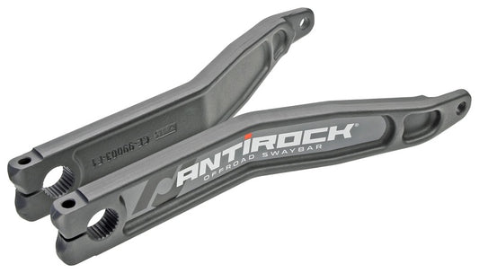 RockJock Antirock Forged Chromoly Sway Bar Arms 15.2in Long 2.5in Offset w/ Stickers Pair