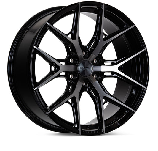 Vossen HF6-4 18x8.5 - 6x130 - ET35 - Mid - 84.1 - Tinted Gloss Black Wheel