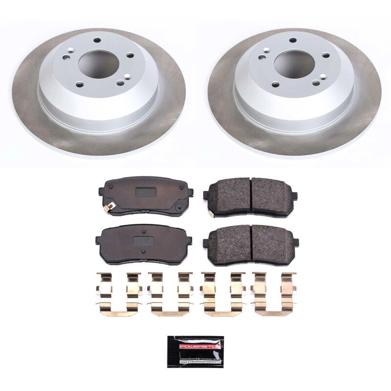 Power Stop 15-21 Kia Sedona Rear Semi-Coated Rotor Kit