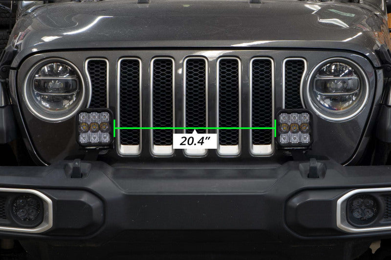 Diode Dynamics Jeep JL SS5 CrossLink Bumper Lightbar Kit Pro Combo