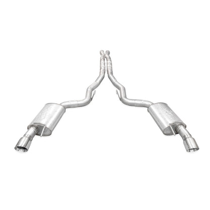 Stainless Works 2024 Mustang GT Catback Dual Tips Redline Sound X-Pipe Performance Connect Exhaust