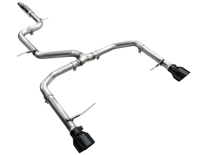 AWE Tuning 22-25 Volkswagen Jetta GLI Track Edition Exhaust - Diamond Black Tips