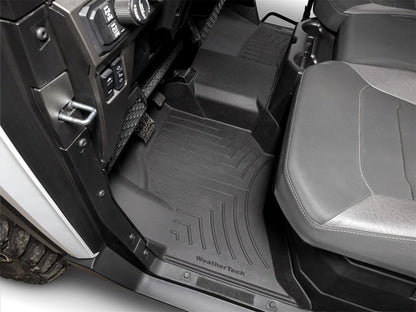 WeatherTech 24-26 Polaris Ranger Crew XD 1500 1st Row FloorLiner HP - Black