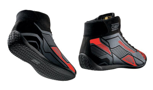 OMP Omp Sport Shoes Fia 8856-2018 Black / Red Sz 42