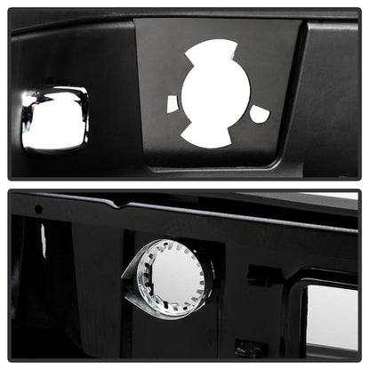 xTune 07-13 Chevy Silverado 1500 w/Parking Sensor OEM Style Steel Rear Bumper - BLK RB-CS07-SET-WS-B