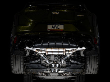 AWE Tuning 2021+ Cadillac CT4-V Blackwing SwitchPath Exhaust - Diamond Black Tips