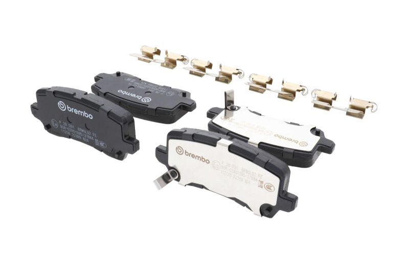 Brembo OE 17-20 Acura MDX/14-20 RLX/15-20 TLX/18-24 Honda Odyssey PRIME Low-Met Brake Pad - Rear