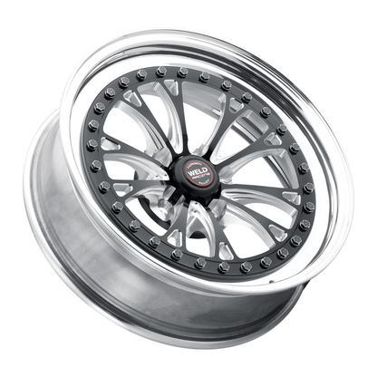 Weld Vitesse 17x5 / 5x4.75 BP / 2.2in. BS Black Wheel - High Pad