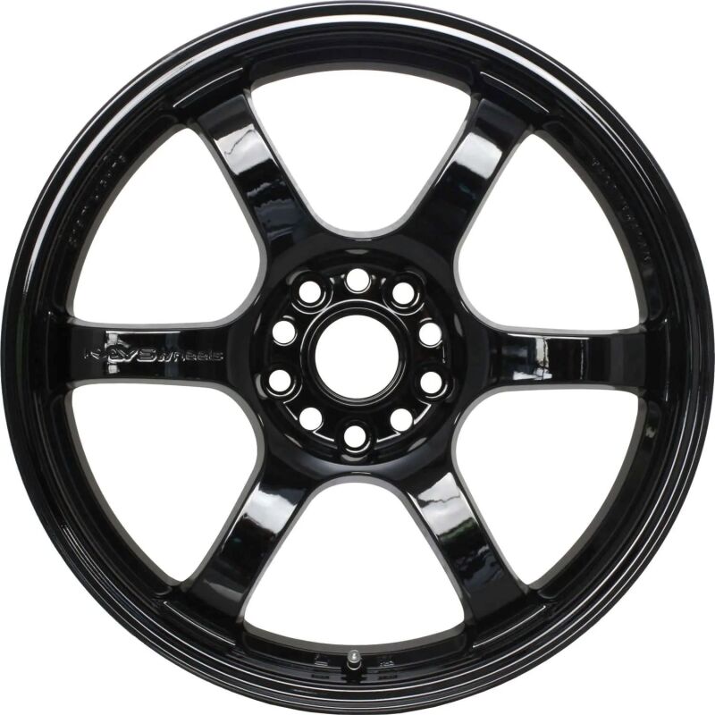 Gram Lights 57DR 19x10.5 +35 5-112 Glossy Black Wheel