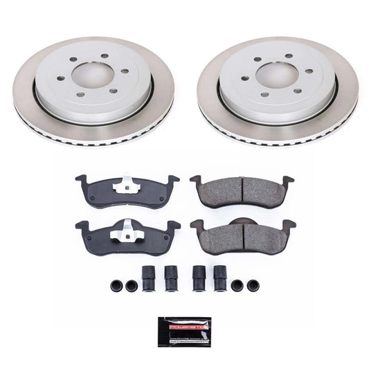 Power Stop 07-09 Lincoln Navigator Front Semi-Coated Rotor Kit