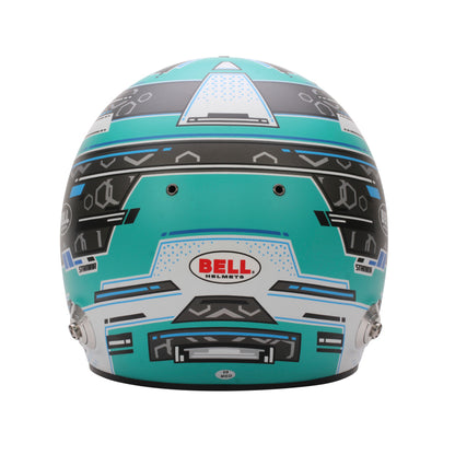 Bell Helmet Rs7 Stamina Anthracite/Aquamarine (Hans) 61(7 5/8) Fia8859-2024/Sa2025