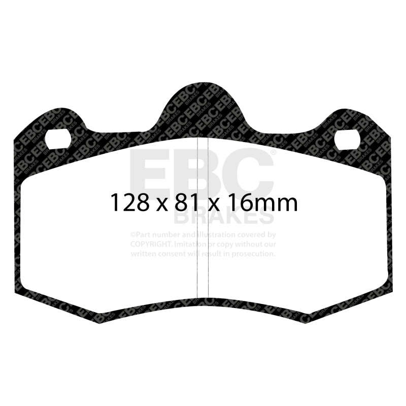 EBC 11+ Mclaren MP4-12C 3.8 Twin Turbo Bluestuff Rear Brake Pads