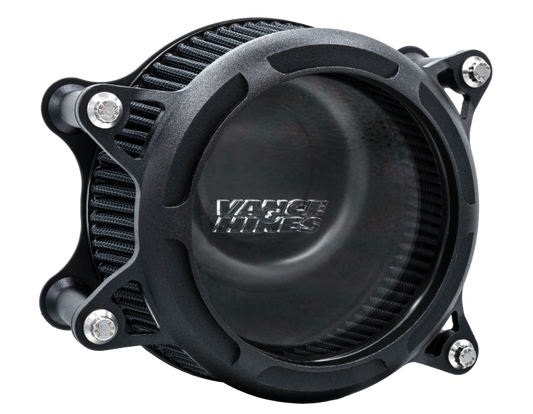 Vance & Hines 23+ HD Road/Street Glide V02 Insight Air Intake - Wrinkle Black