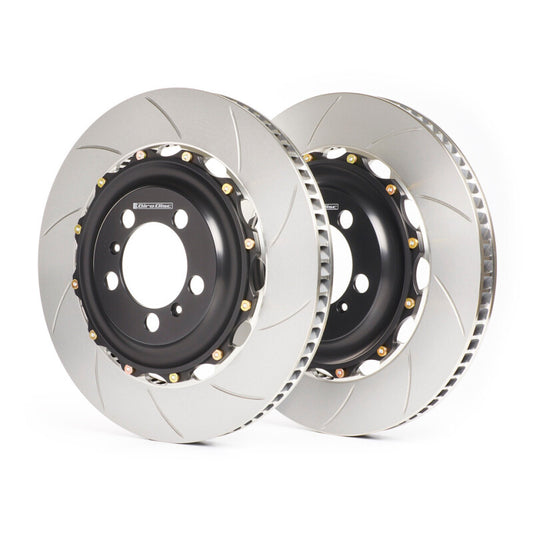 GiroDisc Chevrolet Corvette Z06 (C8 w/Z07 CCM / Use Iron R Pad Shape) Slotted Front Rotors