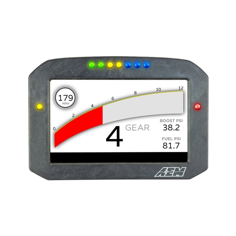 AEM CD-7L Carbon Logging Flush Digital Dash Display