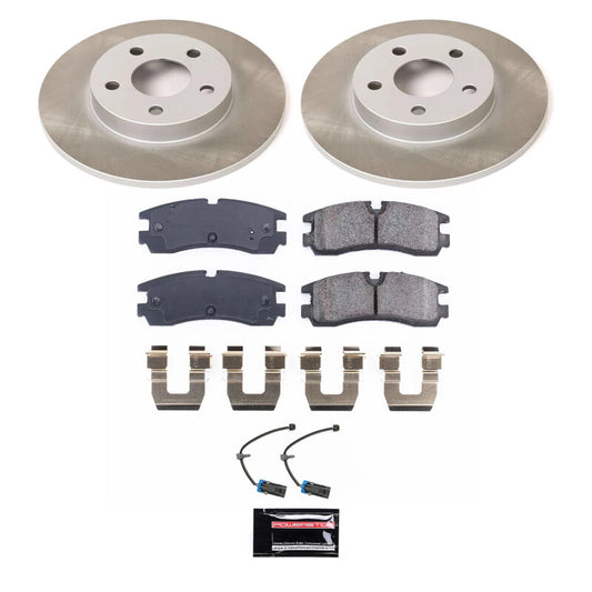 Power Stop 98-02 Cadillac Seville Rear Semi-Coated Rotor Kit