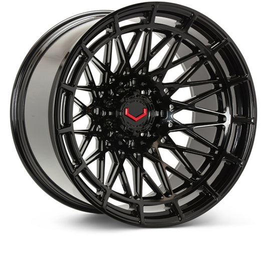Vossen LCX-03 24x10 - 8x165.1 - ET+15 - Deep - 125.1 - Gloss Black Wheel