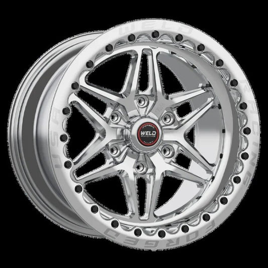 Weld S81 17x11 / 5x4.75 BP / 7.7in BS / +43mm Offset Polished Wheel - SBL