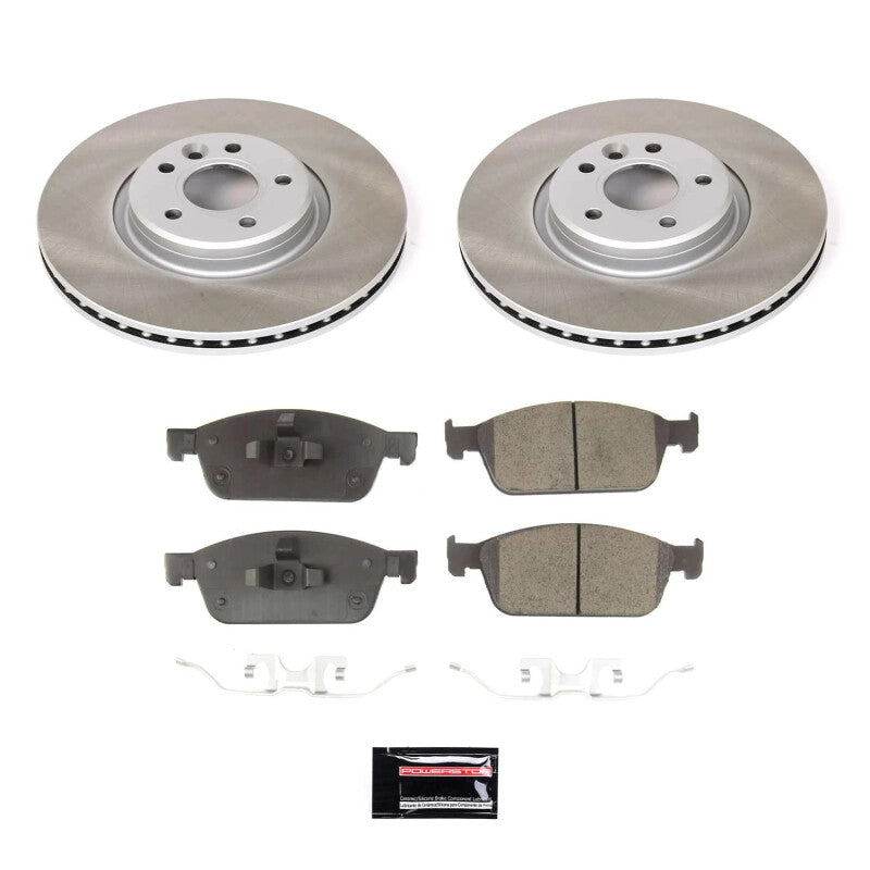 Power Stop 17-19 Lincoln MKC Front Semi-Coated Rotor Kit