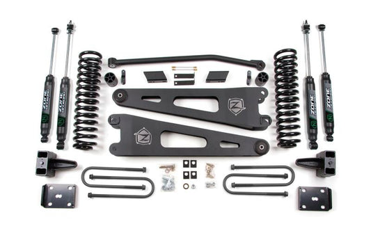 Zone Offroad 11 F SD 4in Radius Arm System - Diesel w/ovrld