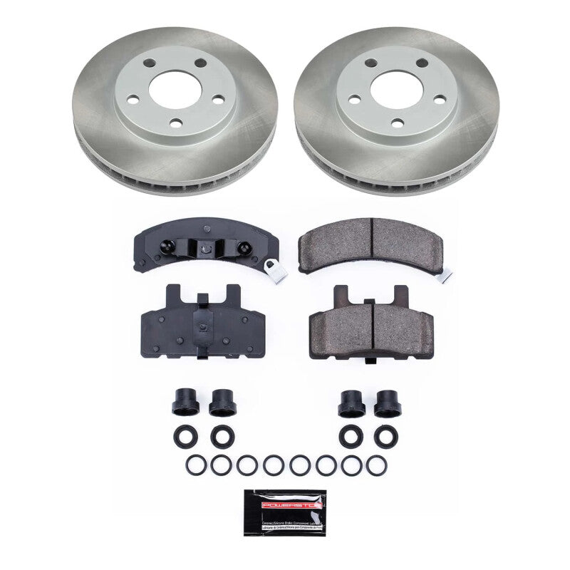 Power Stop 90-92 Cadillac Fleetwood Front Semi-Coated Rotor Kit