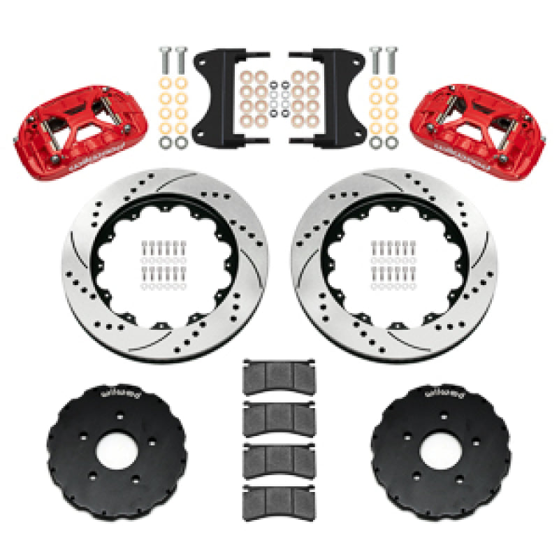 Wilwood 14-19 Chevrolet Corvette C7 Forged XRS6R Front BBK - 14.00 Rotor SRP - Red