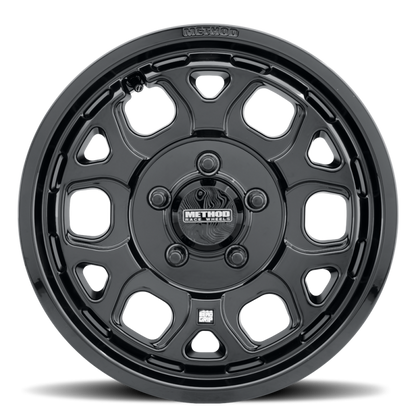Method MR416 Bead Grip 15x7 / 6x5.5 / 74mm Offset / 78.30mm CB - Gloss Black Wheel