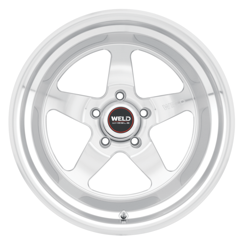 Weld S104 17x11 Ventura 5x127 ET44 BS4.25 Gloss Silver MACH DIA 78.1