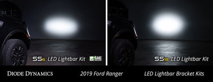 Diode Dynamics 19-21 Ford Ranger SS18 LED Lightbar Kit - White Combo