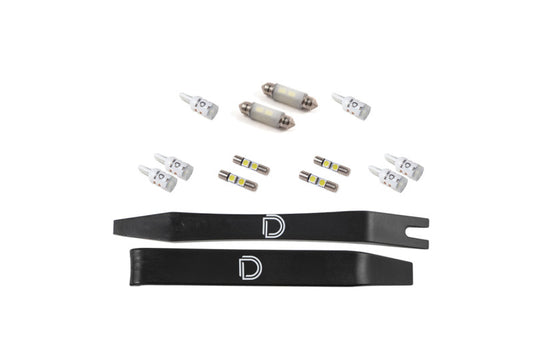 Diode Dynamics 94-04 d Mustang Interior LED Kit Cool White Stage 2