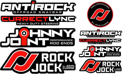 RockJock Sticker Pack Black Background