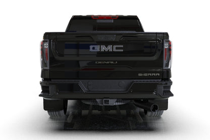 Rally Armor 20-26 GMC Sierra 2500/3500 HD Denali Black Mud Flap w/Metallic Black Logo