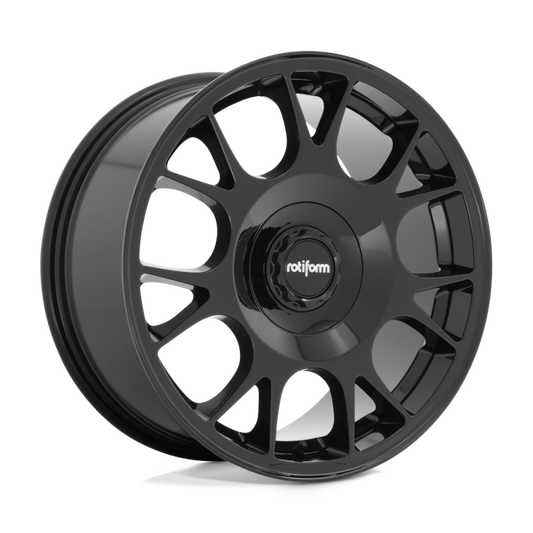 Rotiform R187 TUF-R Wheel 20x8.5 5x112/5x114.3 35 Offset - Gloss Black