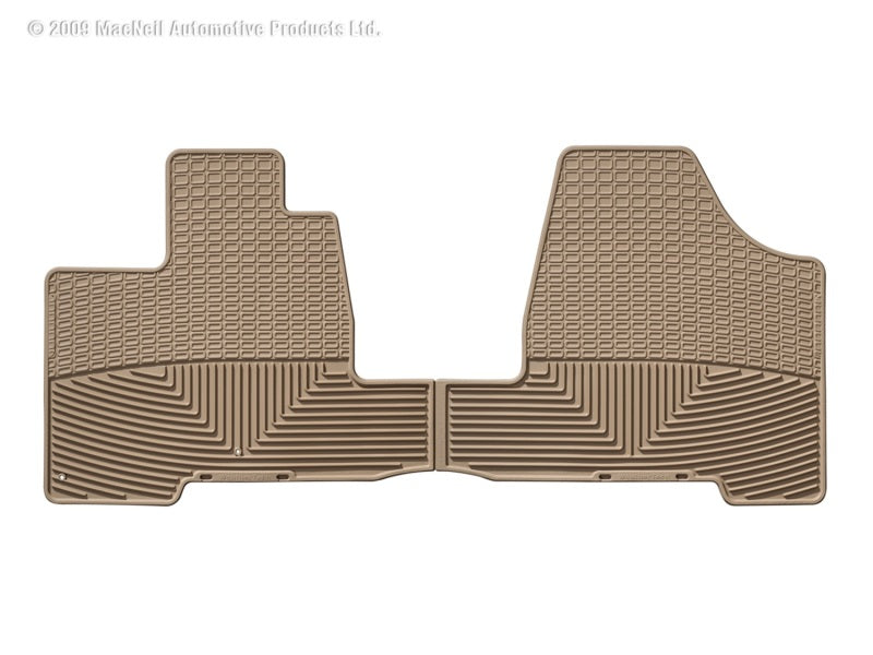 WeatherTech 04-10 Toyota Sienna Front Rubber Mats - Tan