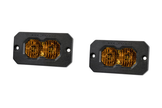 Diode Dynamics C2 2.0 Max Yellow Combo/Driving Flush ABL (Pair)