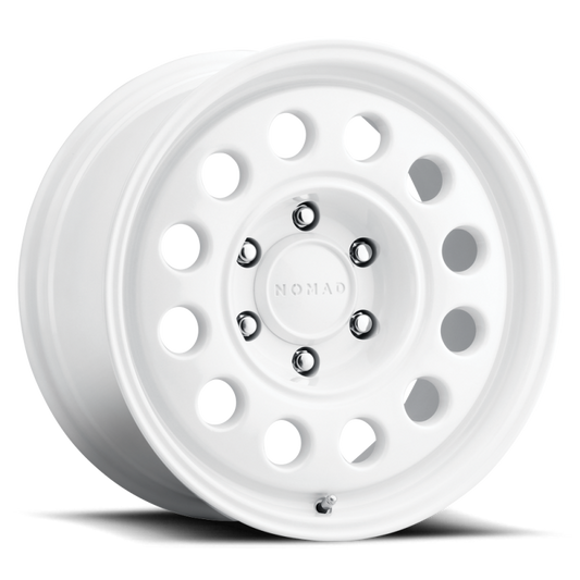 Nomad N501SA Convoy 17x8.5 / 5x150 BP / 25mm Offset / 110.3mm Bore - Gloss White Wheel