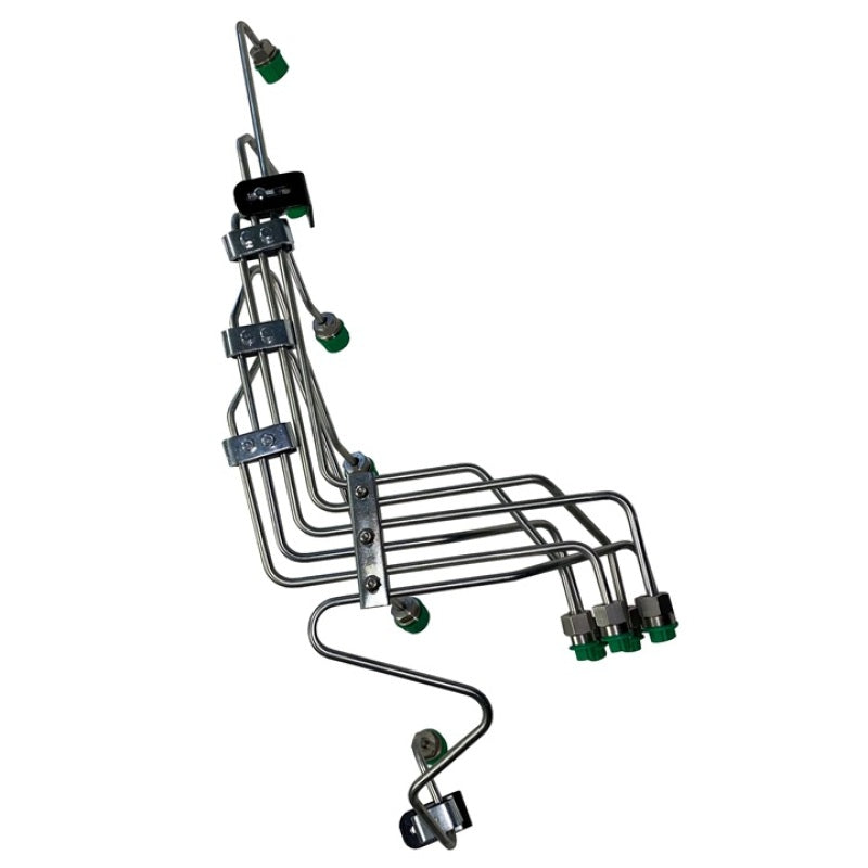Industrial Injection VP44 Stock Fuel Line Kit w/Clamps - Mild Steel
