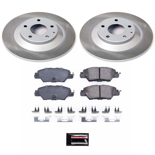 Power Stop 16-23 Mazda CX-5 Rear Semi-Coated Rotor Kit