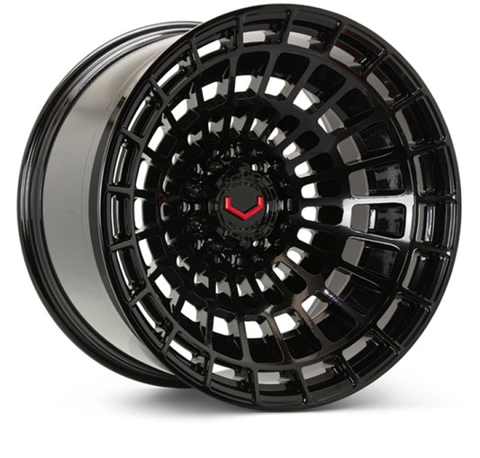Vossen LCX-04 24x12 - 8x170 - ET44 - Ultra Deep - 125.1 - Gloss Black Wheel