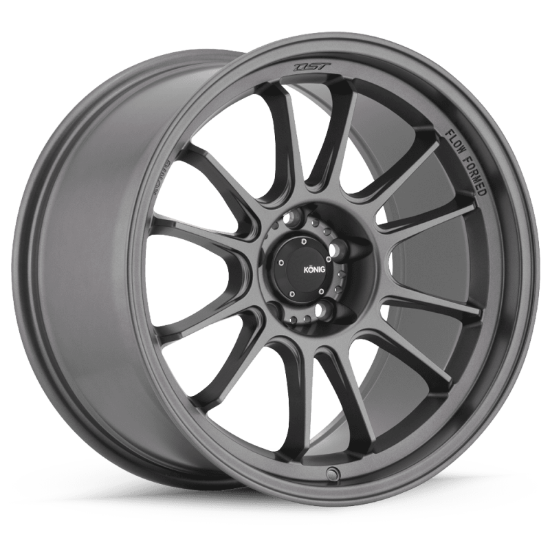 Konig Hypergram 19X8.5 5X114.3 ET38 Matte Grey Flow Formed