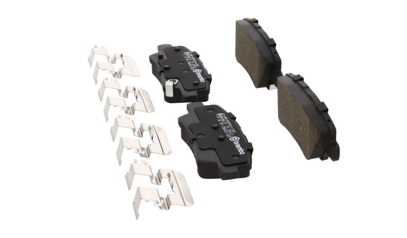 Brembo OE 21-23 Hyundai Kona/19-24 Kona Electric/19-21 Veloster Low-Met Brake Pad - Rear