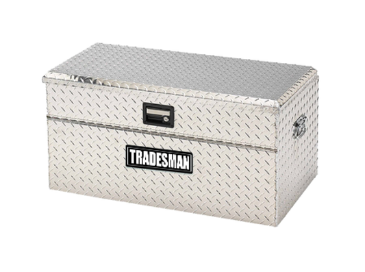 Tradesman Aluminum Flush Mount Truck Tool Box Full/Wide (56in.) - Brite