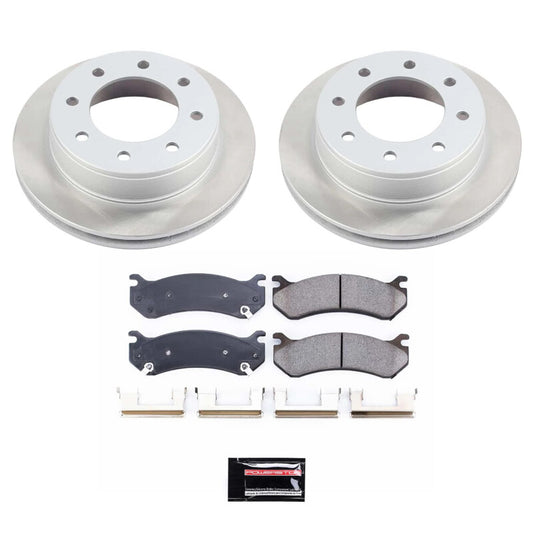 Power Stop 03-09 Hummer H2 Rear Semi-Coated Rotor Kit