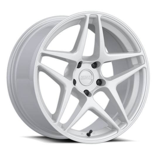 Kansei K15W Astro 19x9.5in / 5x114.3 BP / 12mm Offset / 73.1mm Bore - Gloss White Wheel